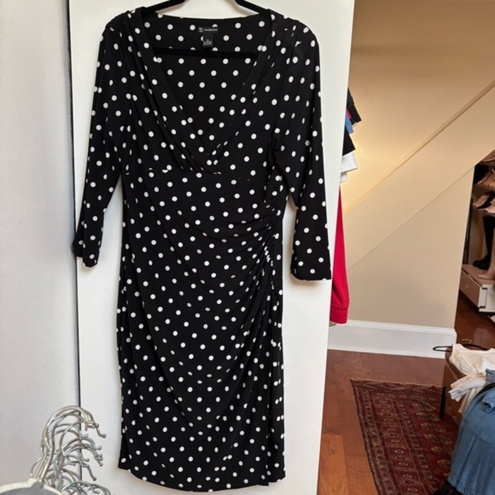 Black and White Polka Dot Dress
